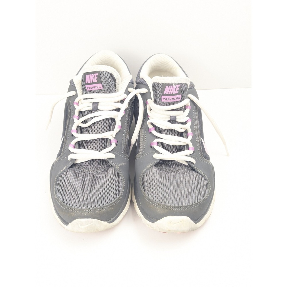 Nike‎ Flex Trainer 4 Gray Running Shoes Sneakers Size 8